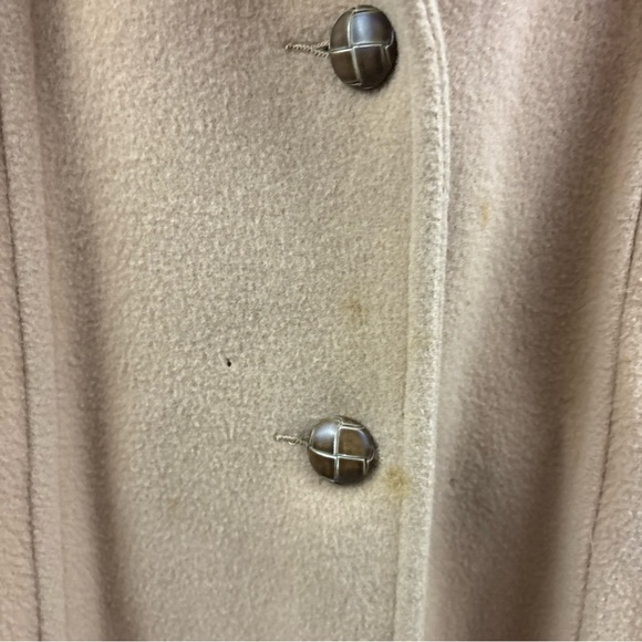 Vintage Mackintosh of New England Women's Size 20.5 Wool Mid Coat Tan Pre-Owned - Picture 3 of 16